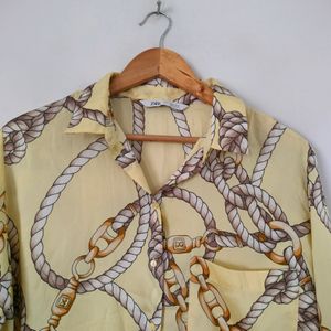 Yellow Printed Top (Women's)