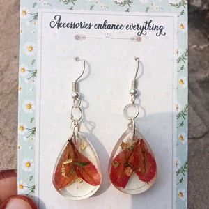 Hand made  resin earing