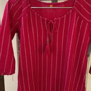 Dark Pink Kurti