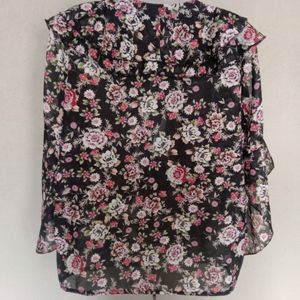 Flower Print Top