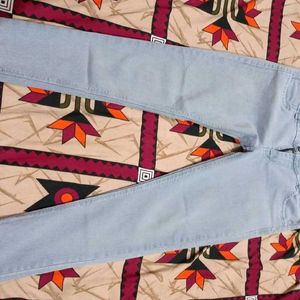 High Waist 5 Button Jeans