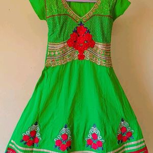 Ethnic Cotton Kurti Set.