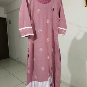 Pink Designer Kurti