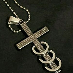 Aesthetic oxidized Christian chain/necklace