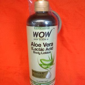 WOW Skin Science Aloe Vera Body Lotion one piece