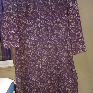 Anouk Floral Printed Pure Cotton Kurta from Myntra