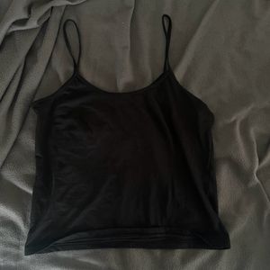 BABY BLACK Y2K TANK TOP PINTEREST AESTHETIC