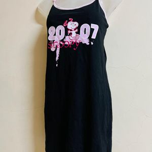 Korean Black Summer Wear One Piece