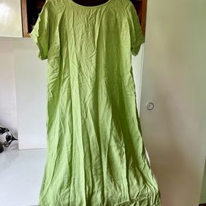 Fluorescent Green Kurta