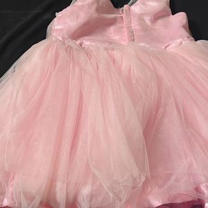 Pink Colour Girl Frock