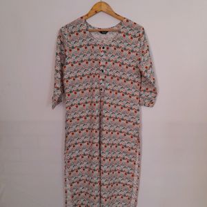 Multi Color Printed Kurta (Women's)