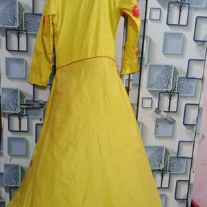 Lemon Long Gown