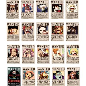 Pack Of 20 Wanted One Piece Anime Poster