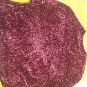 Soft Wool Warmer | RED WINE