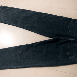 Charcoal Grey Straight Comfortable Jeans (Woman)