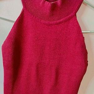 Maroon Bodycon Onepiece