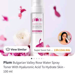 🌹Plum Bulgarian Valley Rose Water Spray Toner