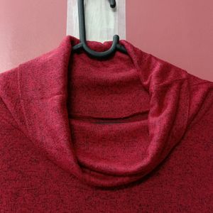 POLO NECK RED COLOUR TOP❤️