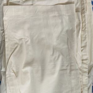 Go Colors Straight Pant Cream Colour Size - XL