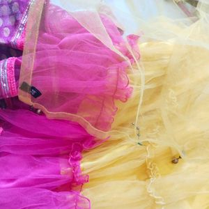 Heavy Work Lehnga Choli For Kids