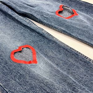 Heart Cut Out Jeans