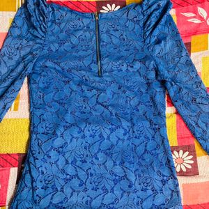 Women Blue Stylish Top