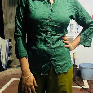 Green Colour Shirt