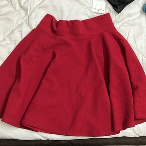 Red Tennis Skirt