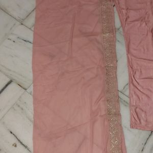 Pink Pure Georgette Anarkali Frock