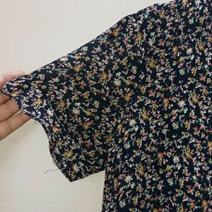 Double Layered Floral Top