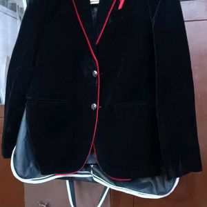 New Black Velvet Blazer