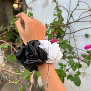 Satin Scrunchie Dual Shade