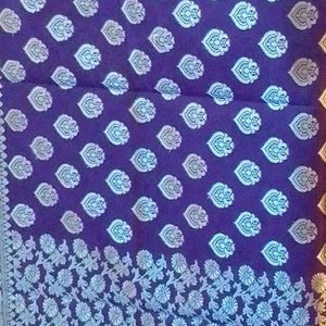 Georgette Sare And Banaras Silk Sar