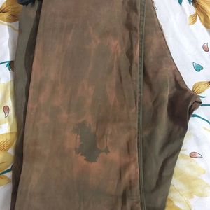 Stylish Military Shaded Pant Fabric Silk Smoothly