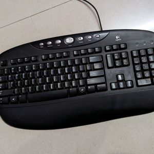 Logitech Keyboard With Detachable Armrest