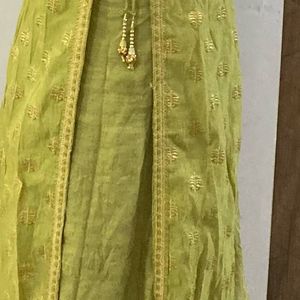 Mehandi Green Ethnic Dress