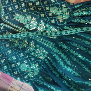 Blue Gorgeout Gharara Set