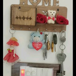 Heart Home Woodenkey Holder