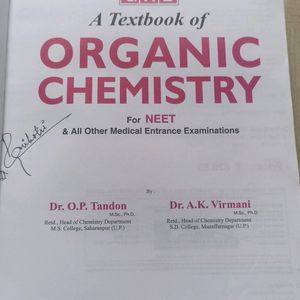 Organic Chemistry For Neet