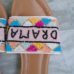 WOMEN 38 SIZE AND 24.5cm chappal