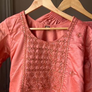 Festive Kurta Set With Dupatta