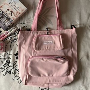 Kawaii Tote Bag Light Pink