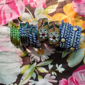 4 Sets Combo Bangles