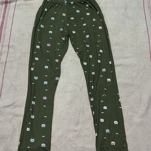 WOMEN KITTY PRINTED LOUNGE PANTS