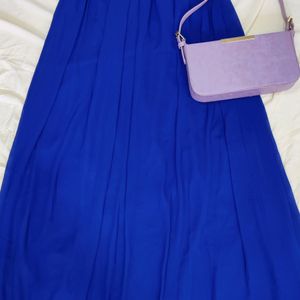 Pretty Blue Tube Gown