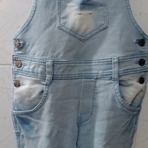 Denim Jumpsuit For College Wear