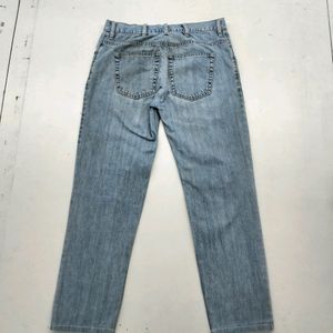 MEDIUM WASH BAGGY FIT JEANS FOR MEN