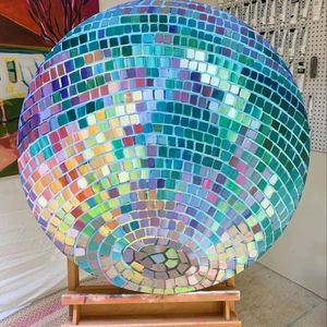 Disco Light Ball Painting