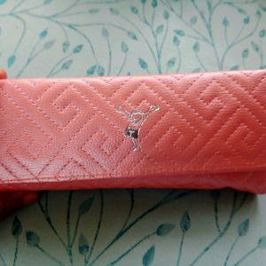 Brand New Peach Clutch