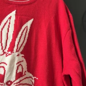 Bunny Red  Woolllen sweatshirt